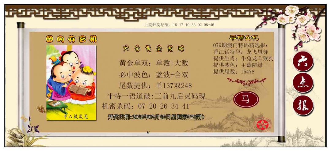 079期黄金策略[图]